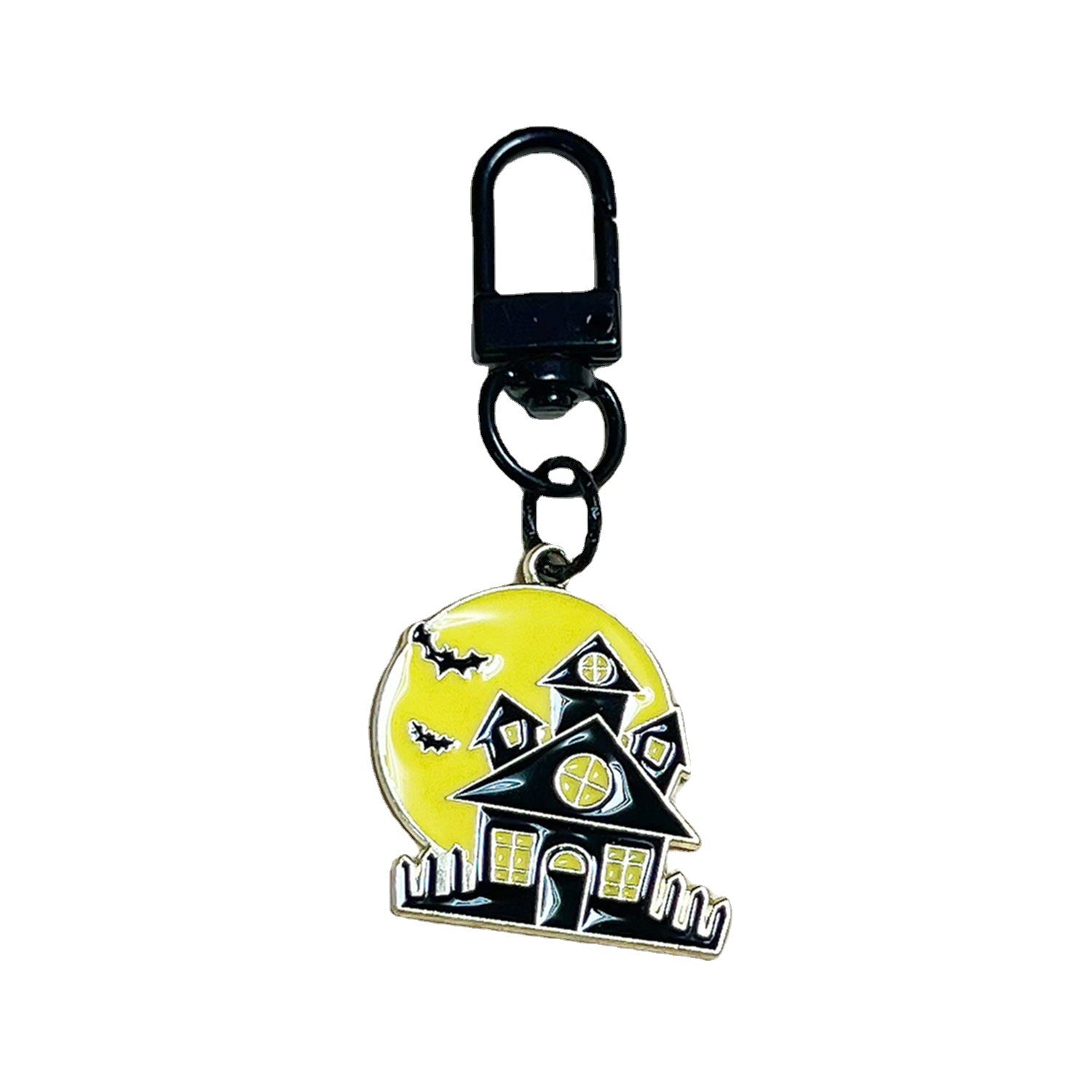 Wholesale Cartoon Halloween Horror Pumpkin Ghost Drop Oil Alloy Keychain